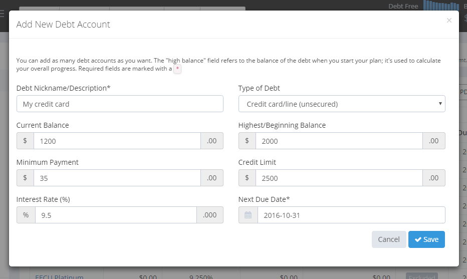 How this debt snowball calculator works | Undebt.it