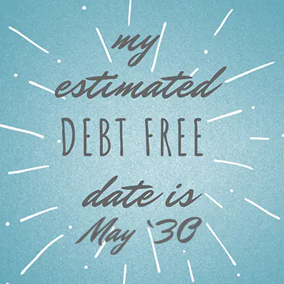 payoff snapshot - estimated debt freedate