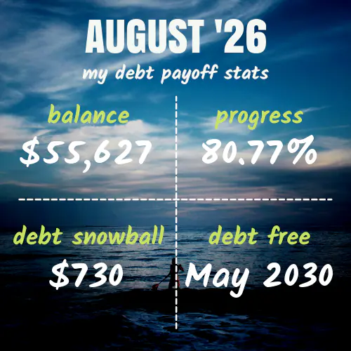 payoff snapshot - my debt payoff stats