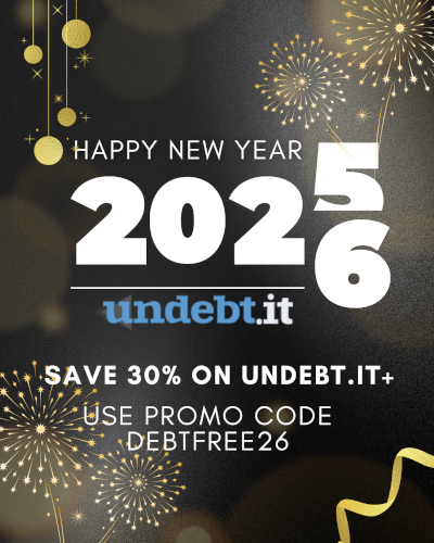 Undebt.it New Years 2026 sale