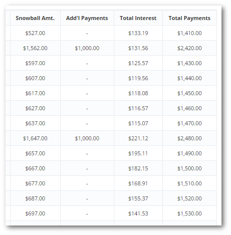 debt blaster payment plan