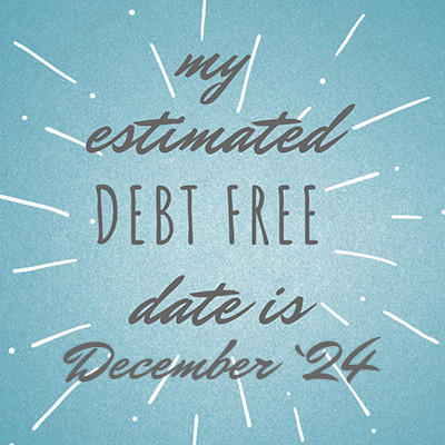 payoff snapshot - estimated debt free date