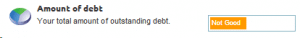 Too much debt