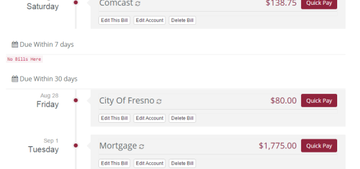 Bill Manager Dashboard