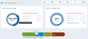 debt & APR distribution breakdowns
