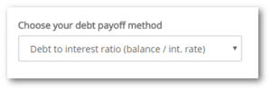 debt ratio