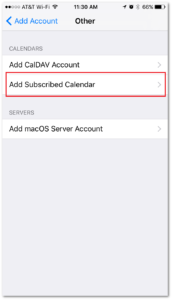 iOS calendar step #2 iOS calendar step #2