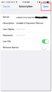 iOS calendar step #6 iOS calendar step #6