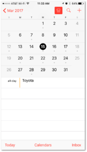 iOS calendar step #8 iOS calendar step #8
