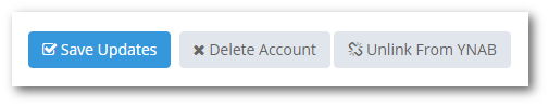 unlinking YNAB accounts